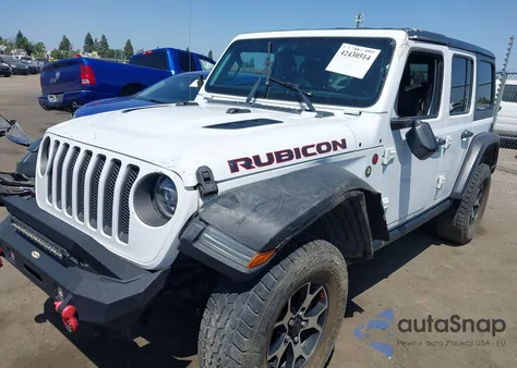 2020 Jeep Wrangler Unlimited Rubicon из США, поврежденный, VIN 1C4HJXFGXLW290570